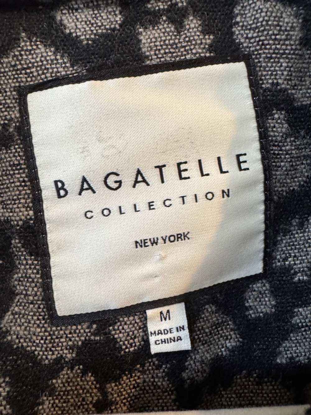bagatelle Black and Gray Leopard Print Shacket - Picture 2 of 6
